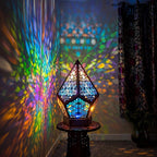 Forest Shadow Lamp - Mosaic Prism Projection Lamp