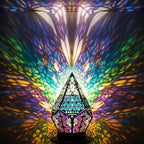 Forest Shadow Lamp - Mosaic Prism Projection Lamp
