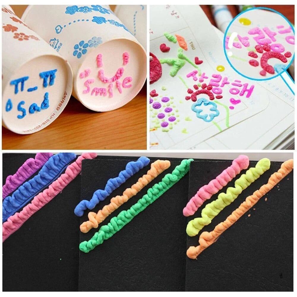 🎁🔮Magic Pen – Draw 3D with one stroke!🎄 DIY Bubble Popcorn Drawing Pens& Buy 2 Get 1 Free 🔥