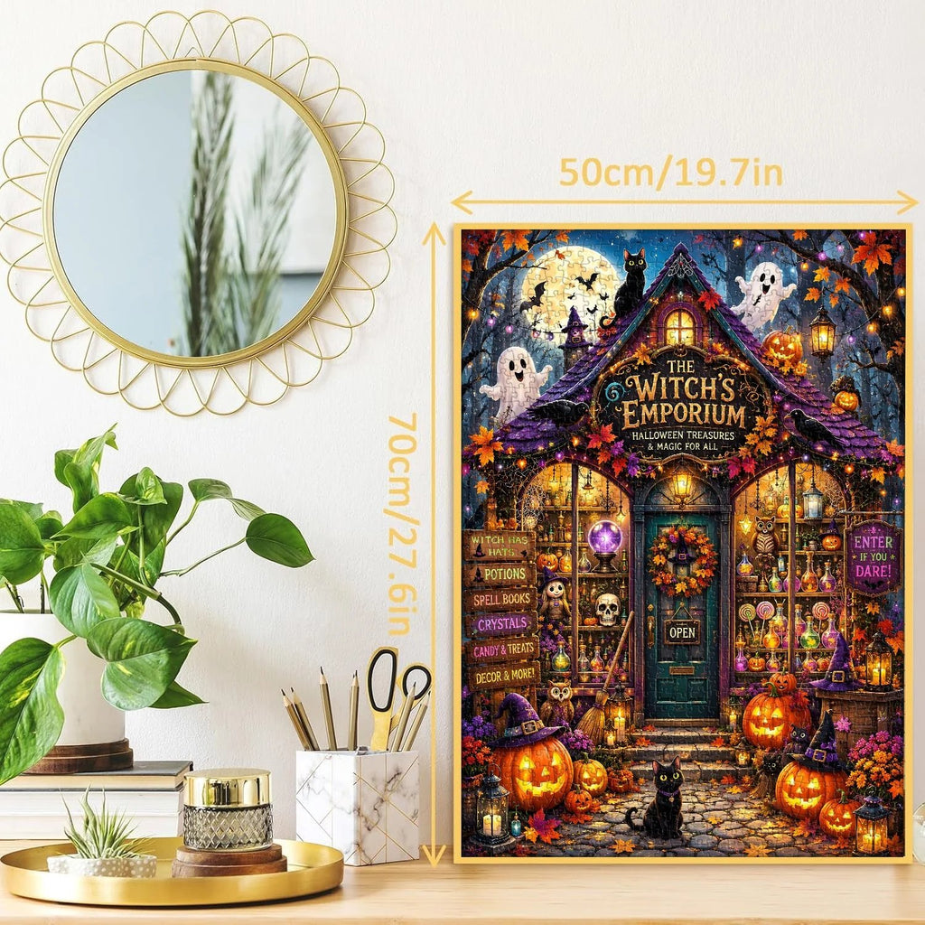 🔥49% Off Last Day - 👻The Witch’s Emporium Jigsaw Puzzle 1000 Pieces