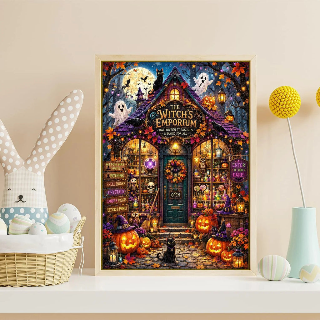 🔥49% Off Last Day - 👻The Witch’s Emporium Jigsaw Puzzle 1000 Pieces