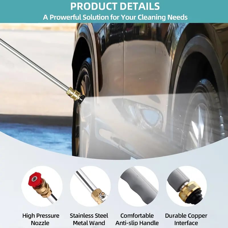 Jet Nozzle Power Washer for Garden Hose