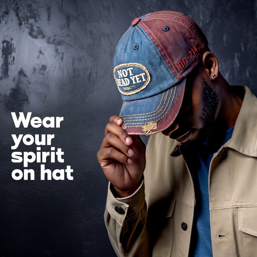 NOT DEAD YET - Vintage washed baseball cap