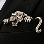✨ Luxury Sculpted Animal Brooch – Premium Statement Piece for Suits & Blazers