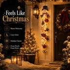 ⏳ Last day with 49% off – 🎄MerryCascade™: festive door hanging lights for Christmas | 6 festive designs with lights✨