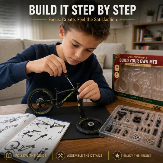 🎉🔥 50% OFF - 🚲DIY Mountain Bike Model Kit – Build, Display & Collect