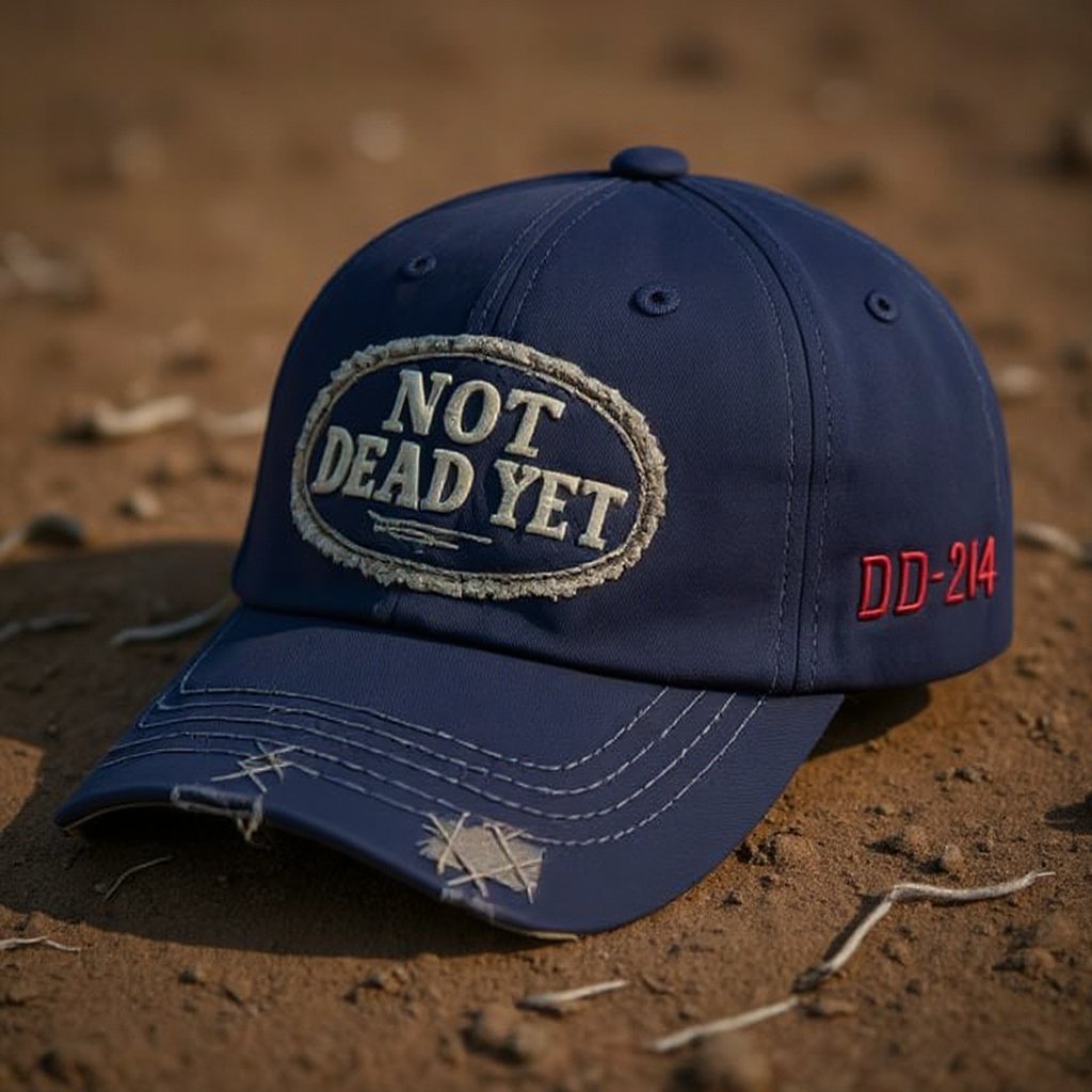 NOT DEAD YET - Vintage washed baseball cap