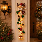 ⏳ Last day with 49% off – 🎄MerryCascade™: festive door hanging lights for Christmas | 6 festive designs with lights✨