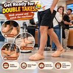 😂 Realistic Barefoot Slippers – Funny Giant Toe Slides, Hilarious Prank Gift 👣