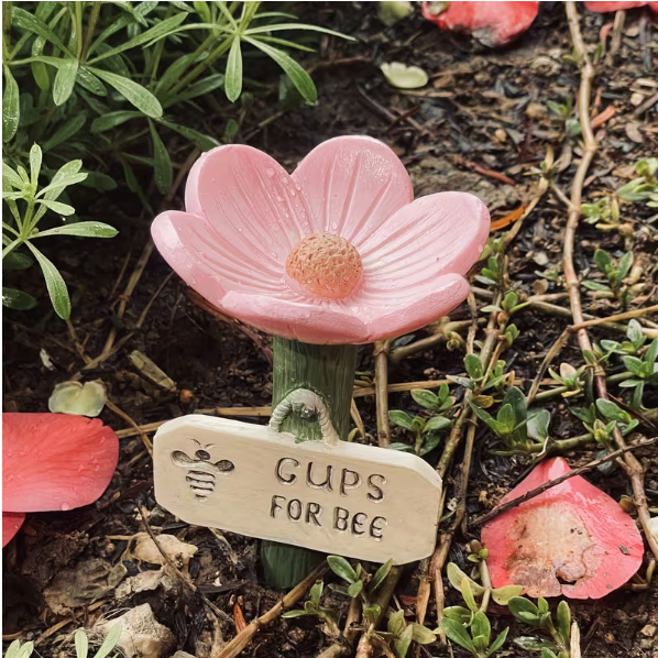 🌸Flower-Shaped Ceramic Bee Watering Station🐝💧