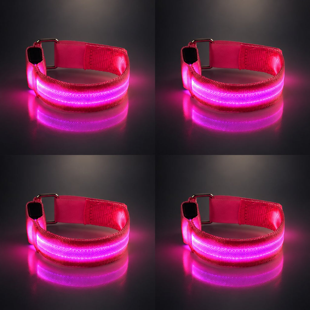 🐎 Horse LED Leg Straps – 4 Pack | Rechargeable Night Riding Safety Lights | Adjustable Velcro Fit for Horses of All Sizes ✨