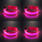🐎 Horse LED Leg Straps – 4 Pack | Rechargeable Night Riding Safety Lights | Adjustable Velcro Fit for Horses of All Sizes ✨