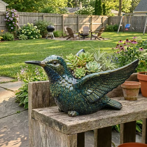 🔥Last Day 50% OFF 🐦Cardinal Bird Succulent Planter